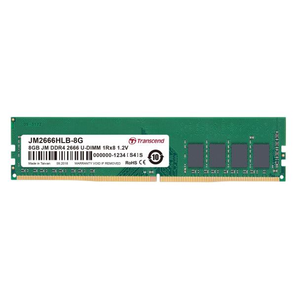 Transcend 8GB JM DDR4 2666 U-DIMM 1RX8